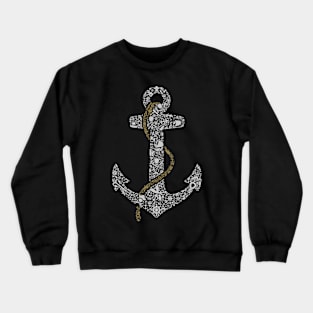 anchor abstract Crewneck Sweatshirt